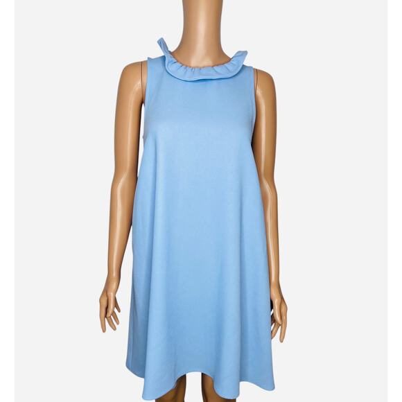 Tuckernuck Pomander Place Blythe Dress Light Blue size Small sleeveless - Picture 3 of 9